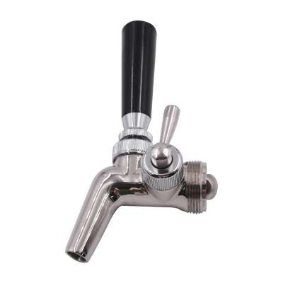 Factory direcet sale food grade beer dispenser flow control faucet intertap stainless steel beer tap system